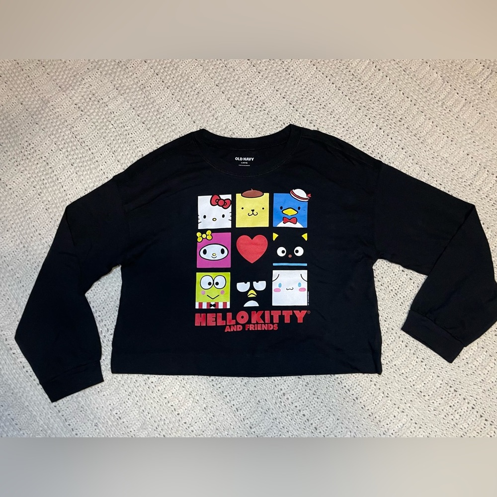 Girls Hello Kitty Crop Top